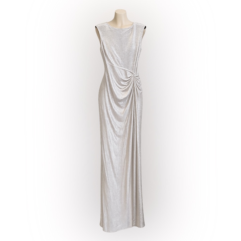 Ralph Lauren Silver Maxi Dress